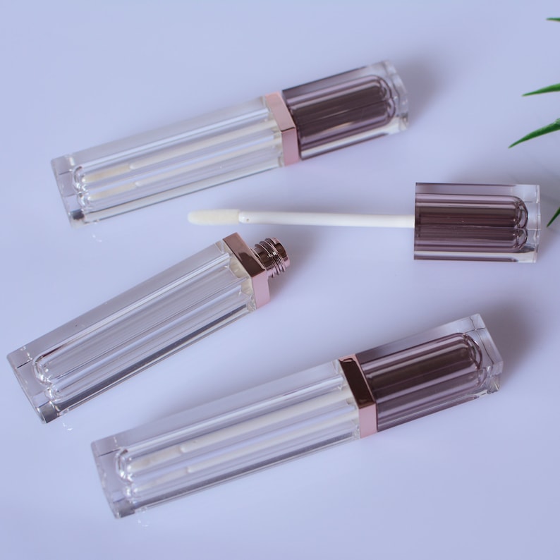 8ml Rose Gold Empty Lip Gloss Wand Tubes Lipgloss Tubes Etsy
