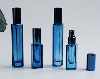 1-200 stuks 5ml 10ml Blauwe Glazen Parfumverstuiver, Proefflesje Geurverstuiver, Reisverstuiver, Verstuiver