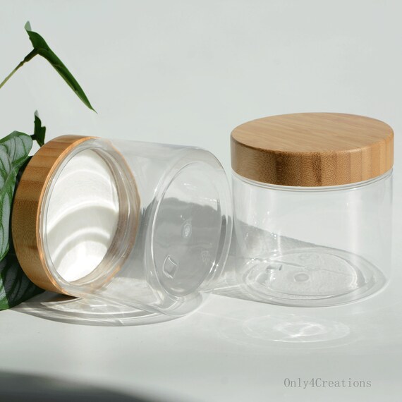 4oz Plastic Containers With Lids SGHUO Empty 24 Pack Slime Containers ...