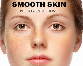 Magical Smooth Skin Photoshop Action: Photo Retouch (ATN, PDF)