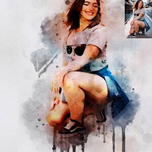 Easy Watercolor Photoshop Action