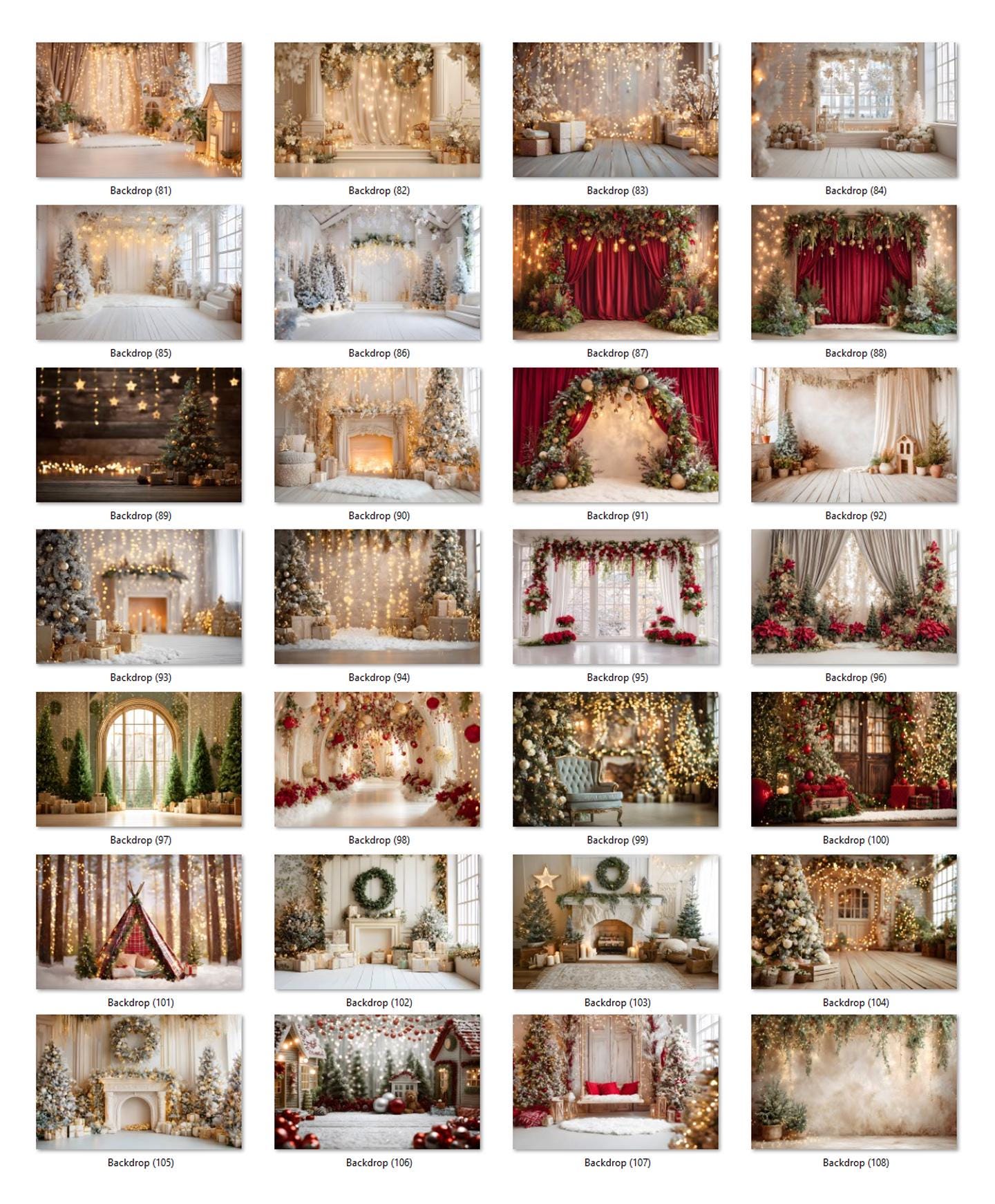 165 Cozy BEIGE Christmas Backdrops: Festive Holiday Photography (JPG ...
