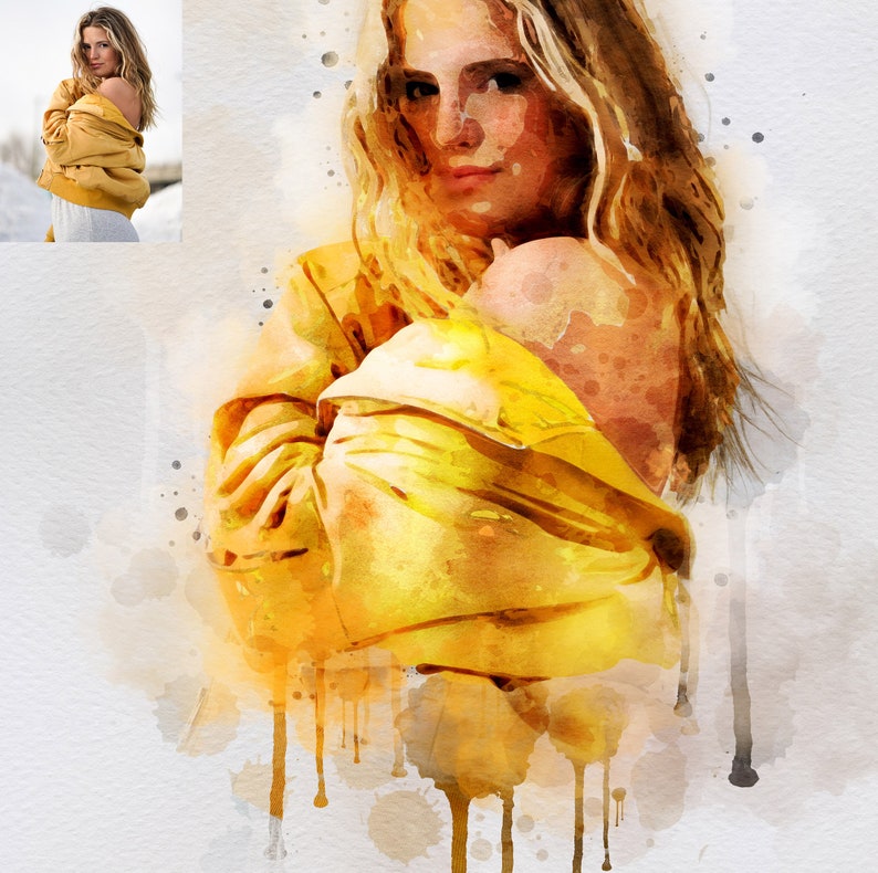 Easy Watercolor Photoshop Action