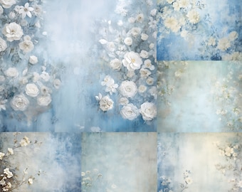 25 Floral Texture Digital Backdrops Texture Backgrounds Floral Digital Backdrops Maternity Backdrop Overlays Photoshop Textures