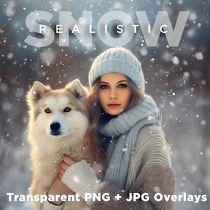 50 Realistic Snow PNG Overlays, Snow Transparent PNG, Falling Snow Overlays, Photoshop overlays, Winter overlays, Photoshop Snow Filters,JPG