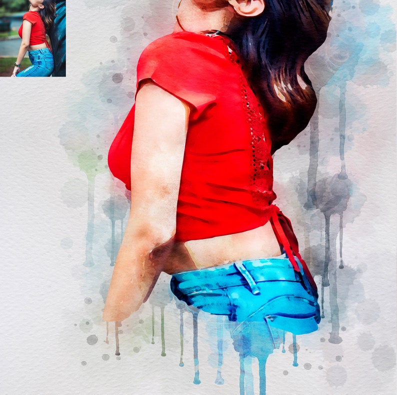 Easy Watercolor Photoshop Action