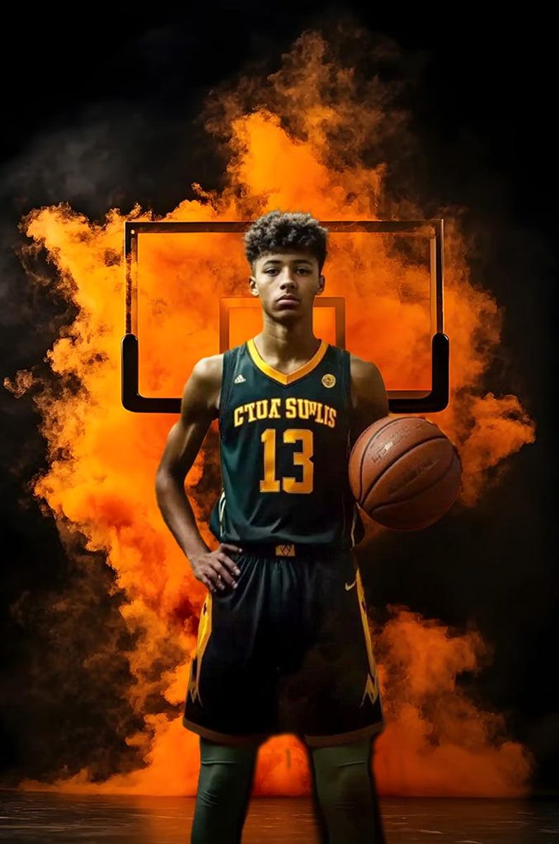 104 Fundos Fotográficos de Basquete: Banners Esportivos para Photoshop e Retratos de Formandos (Download Digital, JPGs) imagem 4