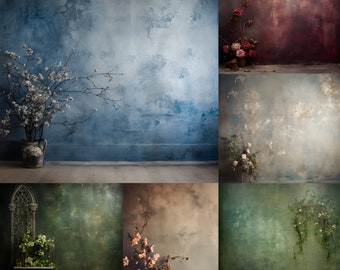25 Fine Art Floral Textured Digital Backdrops Texture Backgrounds Floral Digital Backdrops Maternity Backdrop Overlays Photoshop Textures