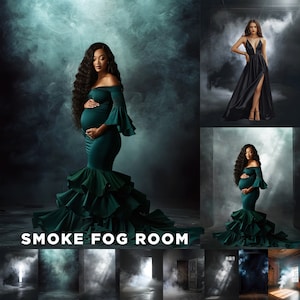 30 Smoke & Fog Digital Backdrops: Ethereal Photography Overlays (JPG File, 300 DPI)