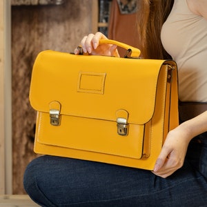 Bolso de cuero tipo maletín para computadora portátil, mochila hecha a mano para mujer, bolso bandolera para hombre, maletín de cuero para mujer, bolso tipo cartera hecho en Italia