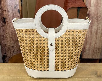 Bolso de cuero tejido, bolsos de cuero italiano, bolso de cuero genuino para mujer, bolso de cuero hecho a mano, bolso de hombro de cuero de Italia