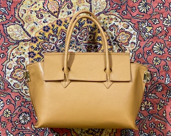 Italian Handmade Leather Bag, Leather Handbags for Women, Made in Italy Elegant Tote Purse