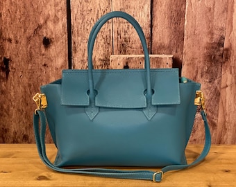 Handmade Italian Leather Bag, Leather Handbags for Women, Handcrafted Elegant Bag Made in Italy