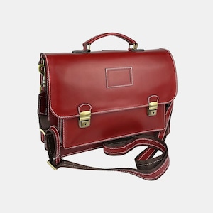 Porte-documents pour ordinateur portable en cuir, sac à dos fait main pour femme, sac messager porté épaule pour homme, porte-documents en cuir pour femme, cartable fabriqué en Italie