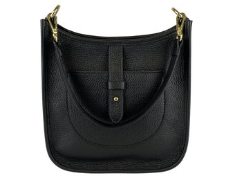 Medium Leather Bag, Elegant Leather Bag, Made in Italy Leather Handbag, Shoulder Bag, Top Handle Leather Bag, Luxury Bag, Crossbody Bag