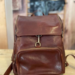 Leren rugzak, herenrugzak, leren rugzak heren, laptoprugzak, reistas, gemaakt in Italië, volnerf leer, geschenken dames heren