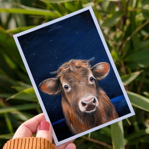 Ami, pas de nourriture | Carte postale DIN A6 | Droits des animaux | Style végétalien