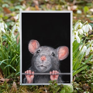 Arrêtez les tests sur les animaux | Carte postale DIN A6 | Droits des animaux | Style végétalien