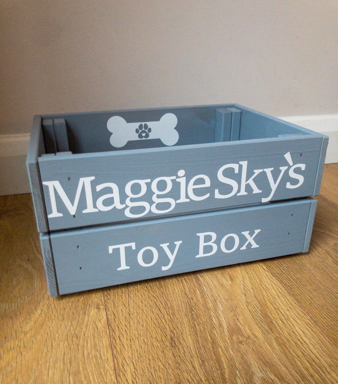 Personalised Dog Toy Box / Crate Etsy