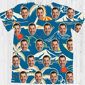 Personalisiertes Strand T-Shirt: Personalisierter Fotodruck Überall