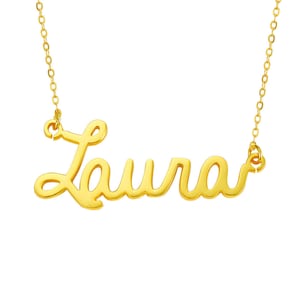 Personalisierte Sterling Silber Name Halskette: Benutzerdefinierte Wort Schmuck