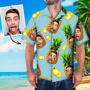 Custom Photo Hawaiian Shirt: Personalized Pet/Family Summer Beach Shirt