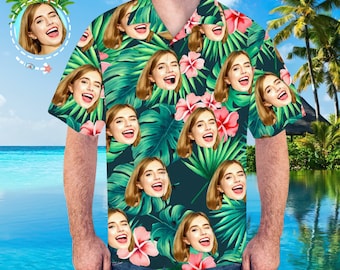 Hawaiiaans shirt op maat: gepersonaliseerd aloha-shirt met fotoprint