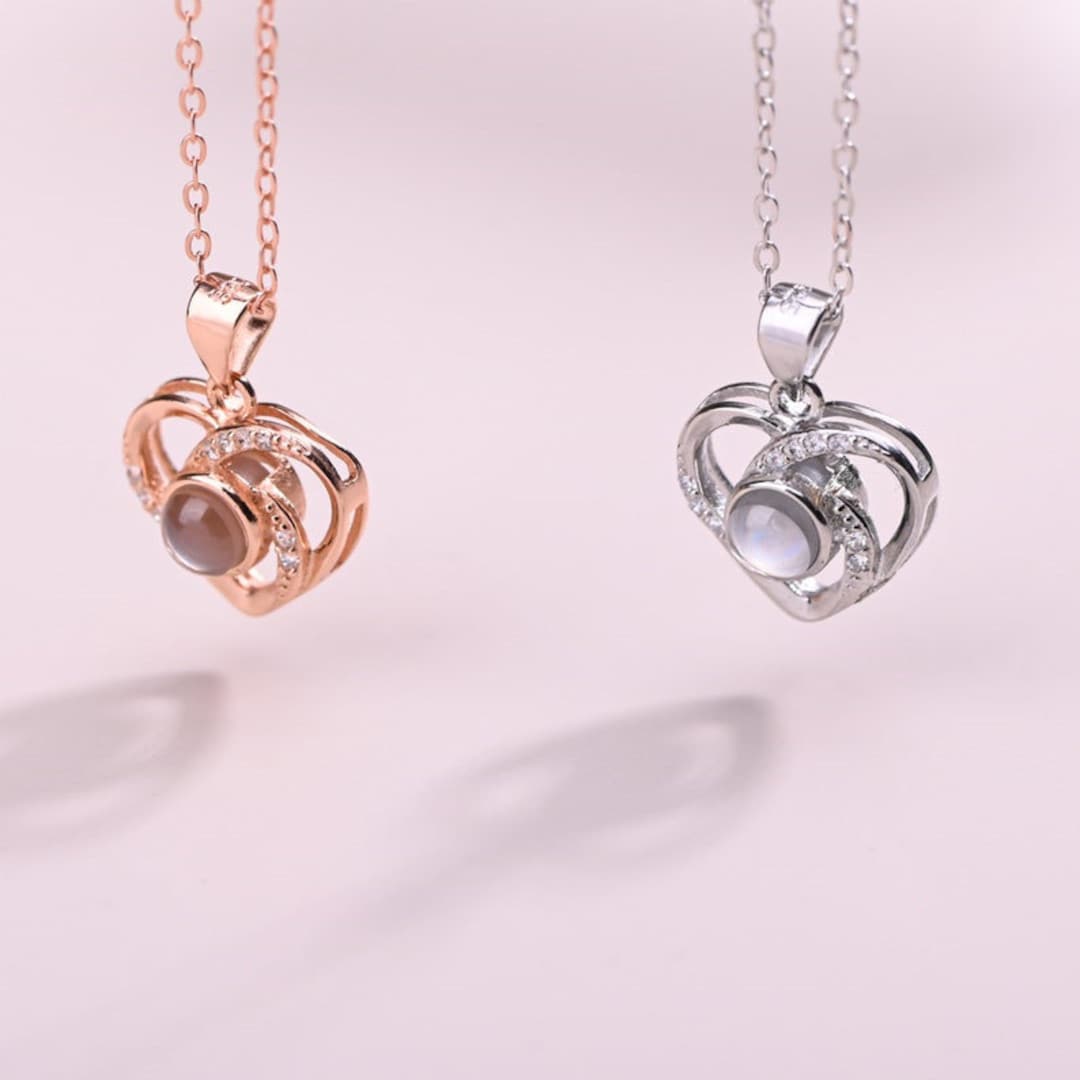 Personalized Custom Photo Projection Love Necklace Jewellery One ...