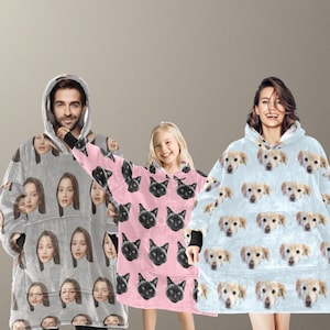 Oversized Dames Hoodie Deken - Zachte Wearable Blanket met Capuchon