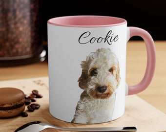 Custom Pet Portrait Mug: Personalized Dog Photo Gift
