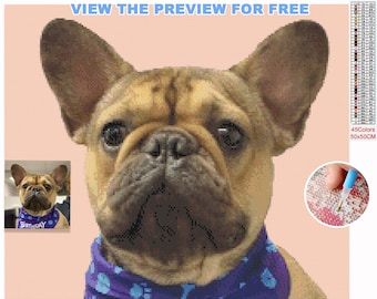 Custom Pet Diamond Painting Kit: Personalized DIY Portrait Art