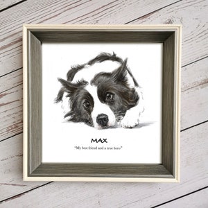 Custom Watercolor Pet Portrait - Hand Drawn from Photo, Personalized Memorial Gift for Pet Lovers