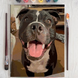 Kit de pintura por números personalizado, 24, 36 o 48 colores, kit para adultos, colorea por números personalizado, regalo de cumpleaños, Navidad o aniversario. imagen 2