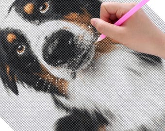 Diamond Painting, Custom Photo Portrait Diamond Painting Kit, Diamond Art Kits for Adults, Personalized Birthday Christmas Gift, DIY Kit