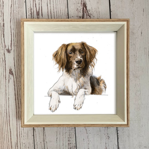 Custom Dog Watercolor Portrait: Hand-Drawn Pet Memorial Art