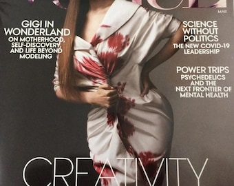 Vogue magazine March 2021 Gigi Hadid