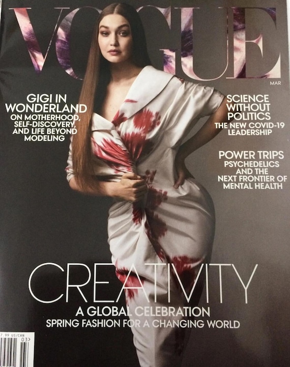 Vogue US Magazine March 2021☆★☆ ジジハディッド Vogue Magazine March 2021 Gigi Hadid - Etsy