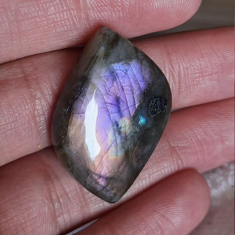 Gemstone 55.45 Carat Multi Purple Natural Gemstone Labradorite Natural Labradorite Loose Gemstone Labradorite Cabochon Cabochon