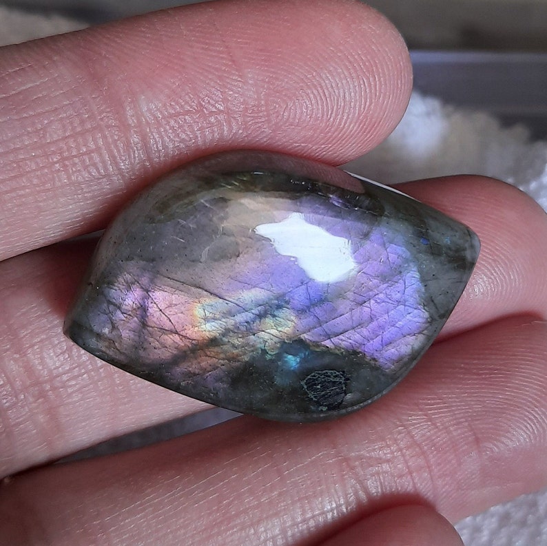 Gemstone 55.45 Carat Multi Purple Natural Gemstone Labradorite Natural Labradorite Loose Gemstone Labradorite Cabochon Cabochon