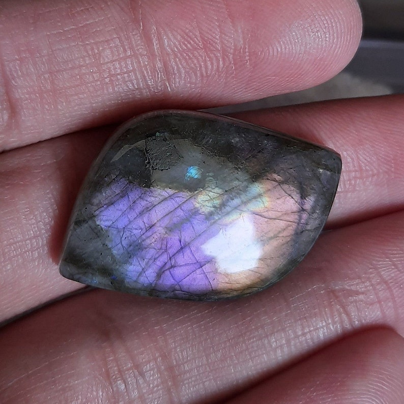 Gemstone 55.45 Carat Multi Purple Natural Gemstone Labradorite Natural Labradorite Loose Gemstone Labradorite Cabochon Cabochon