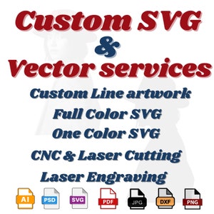 Photo to SVG, Images to SVG, Photo to Vector, Image to Vector, Custom Cutting File, Logo to Vector, Convert to SVG, Logo Conversion,