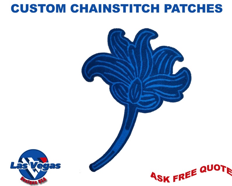 Custom Chain Stitch Patches Chain Stitch Chenille Patches Etsy