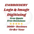 Custom logo Digitizing for embroidery, Logo Digitizing, Embroidery Digitizing Service, Image Digitizing Embroidery, Custom Digitize product logo