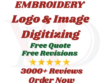 Custom logo Digitizing for embroidery, Logo Digitizing, Embroidery Digitizing Service, Image Digitizing Embroidery, Custom Digitize