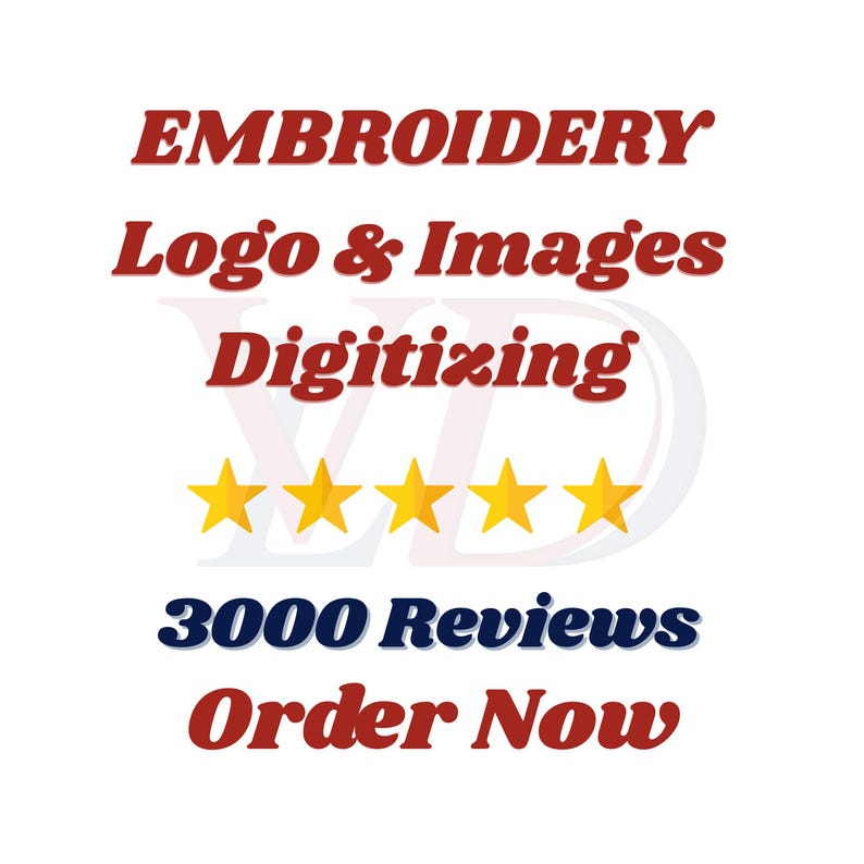 Digitalisering av anpassad logotyp för broderi, Digitalisering av logotyper, Digitaliseringstjänst för broderi, Bilddigitalisering av broderi, Anpassad digitalisering bild 1