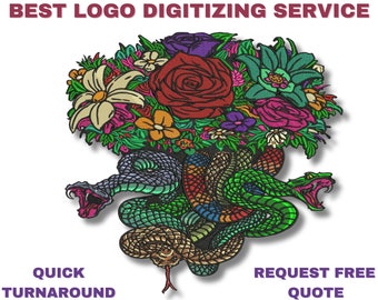 Custom Embroidery Digitizing, Logo Digitizing, Embroidery Digitizing Service, Image Digitizing Embroidery, hat logo, PES,DST,JEF, Digitized