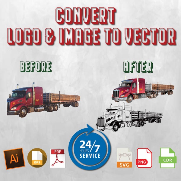 Photo to SVG, Images to SVG, Photo to Vector, Image to Vector, Custom Cutting File, Logo to Vector, Convert to SVG, Logo Conversion,