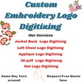Custom Embroidery Digitizing, Logo Digitizing, Embroidery Digitizing Service, Image Digitizing , Custom Digitize, Embroidery Designs,PES,DST
