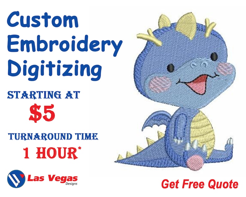 Custom embroidery digitizing logo digitizing embroidery  etsy
