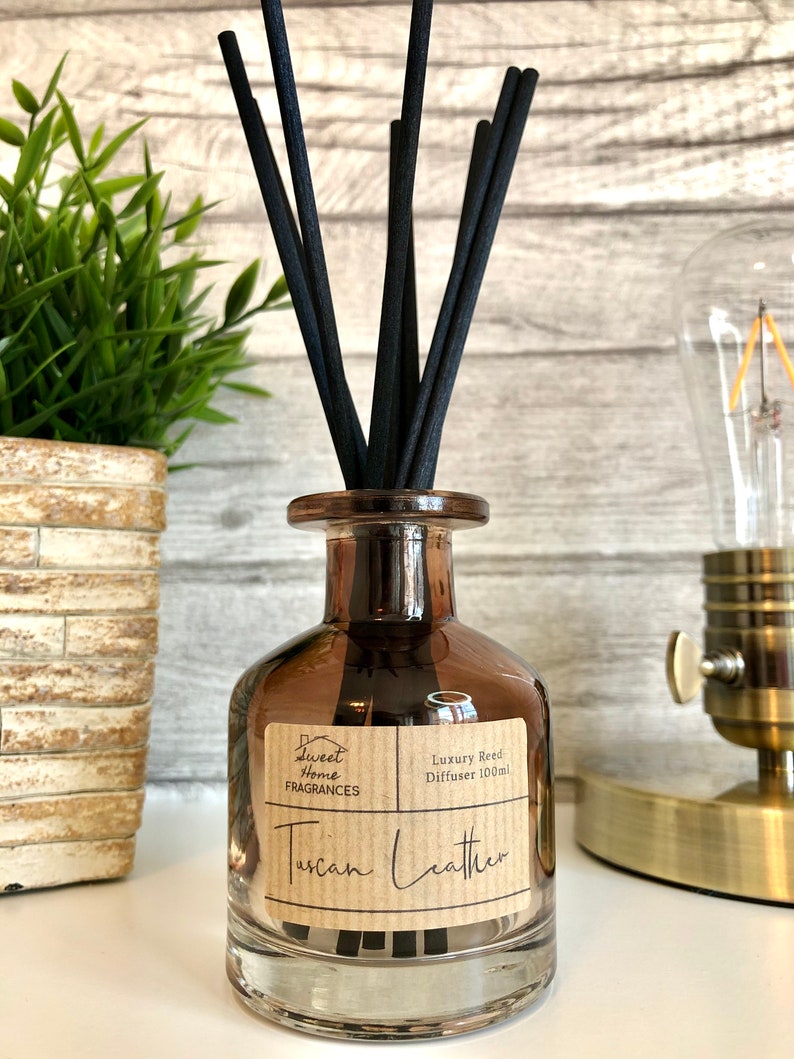 Apothecary Bottle Reed Diffuser Handmade Long Lasting 100ml Etsy